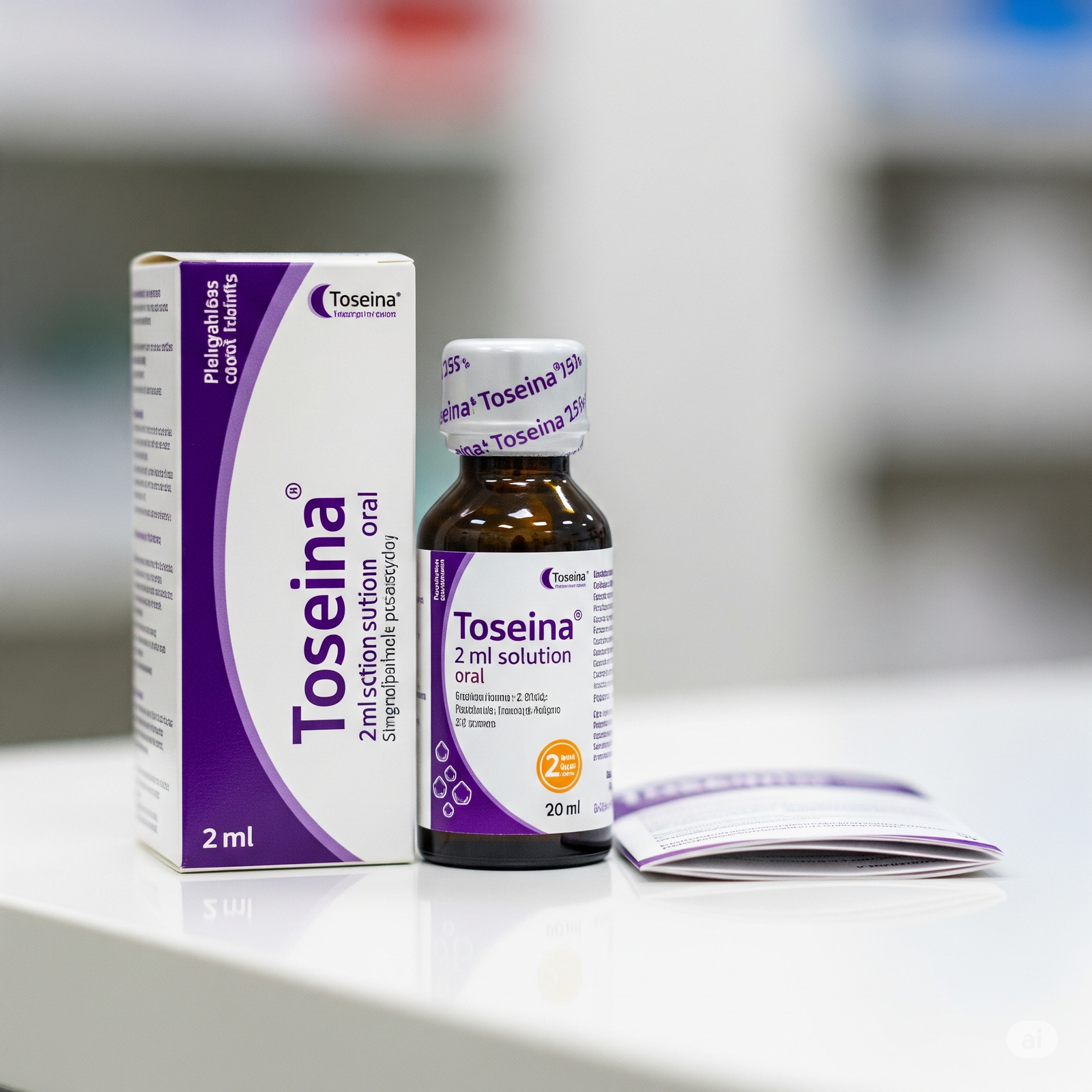 Toseina 2ml Oral Solution (Codeine Phosphate Syrup) Toseina 2ml Oral Solution (Codeine Phosphate Syrup)